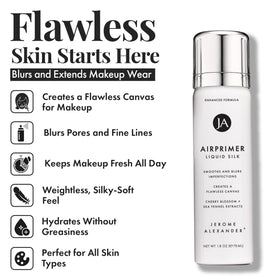Jerome Alexander LiquidSilk Air Primer smooths pores for prep