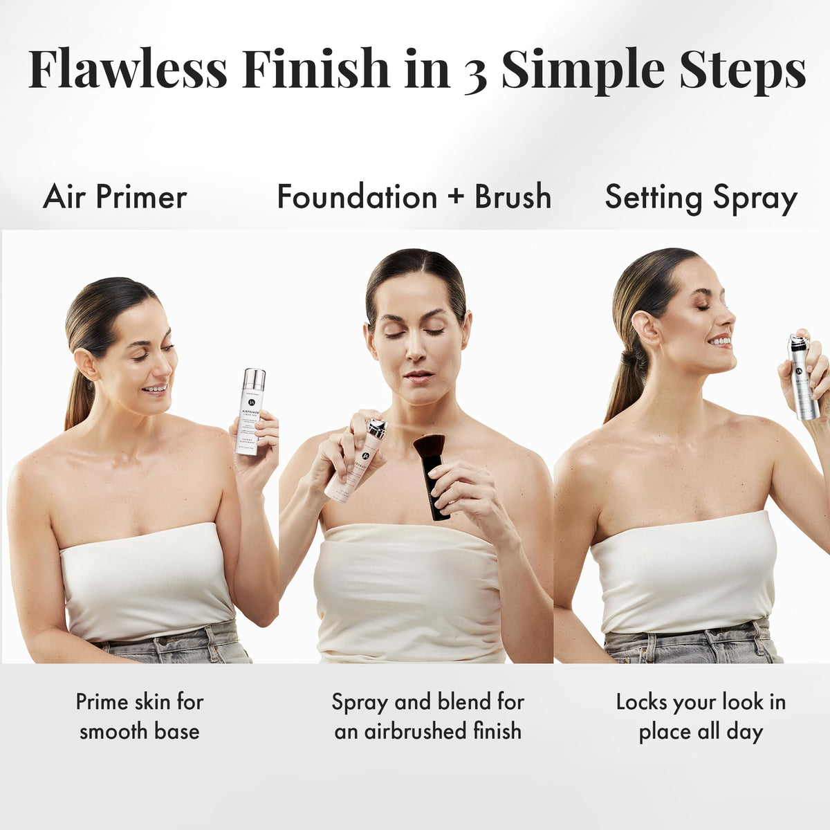 Slimline Kabuki Brush designed for targeted application and detailed blending