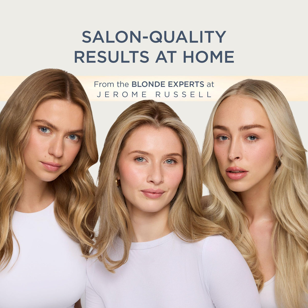 Jerome Russell Bblonde Ice White toner gloves for clean, precise handling.