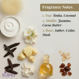 JerrBear’s powder applied as part of a daily self-care routine.