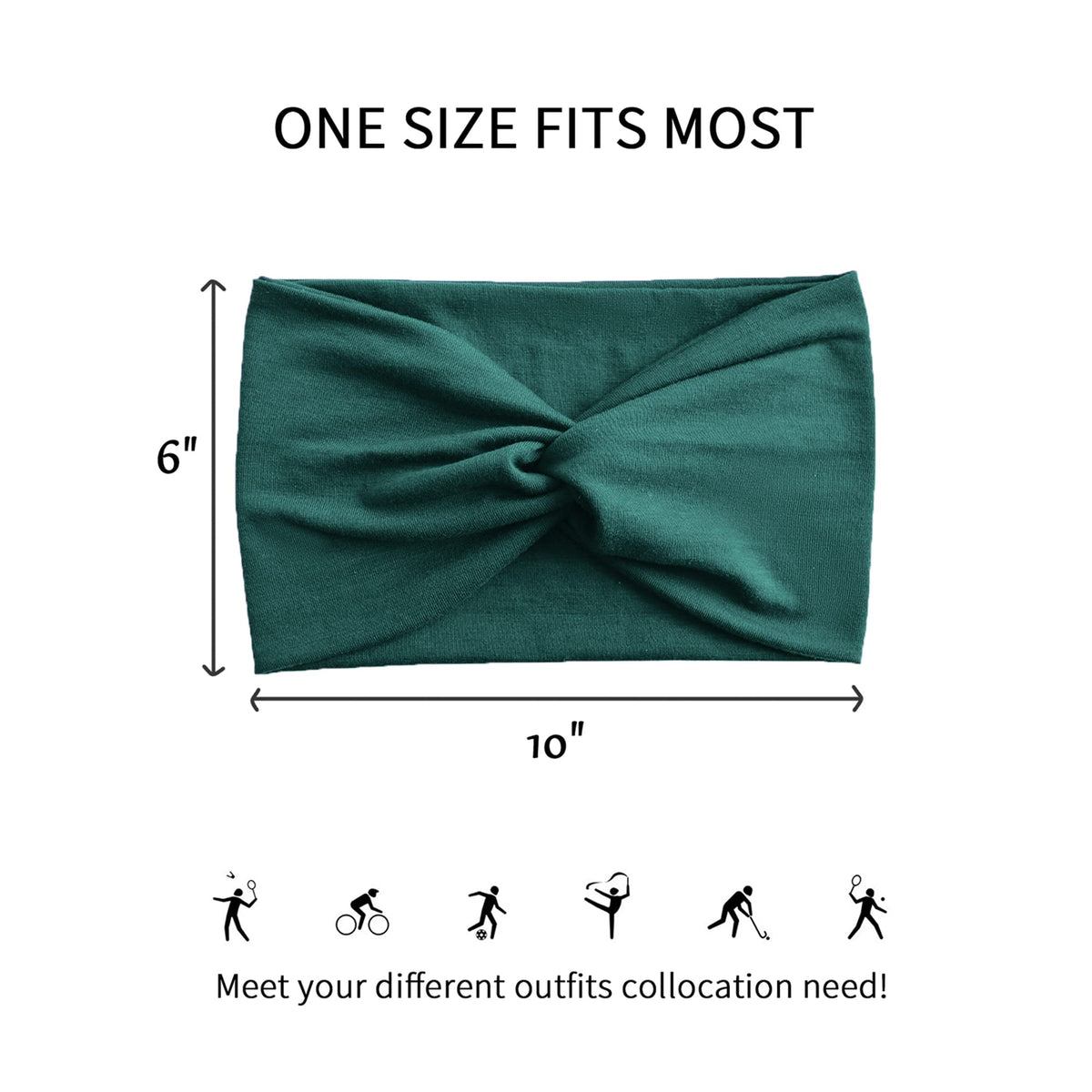 Jesries 10-color headbands variety for versatile outfits.