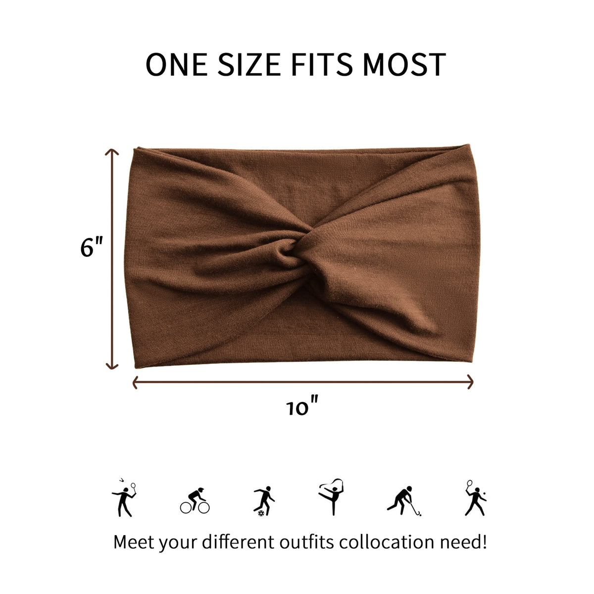 Jesries turban headband with cross-knotted design for versatile styling