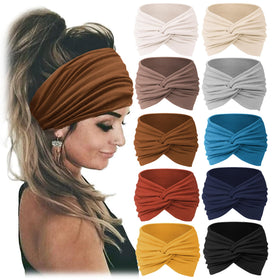 Jesries wide headbands African turbans set for secure all-day wear.