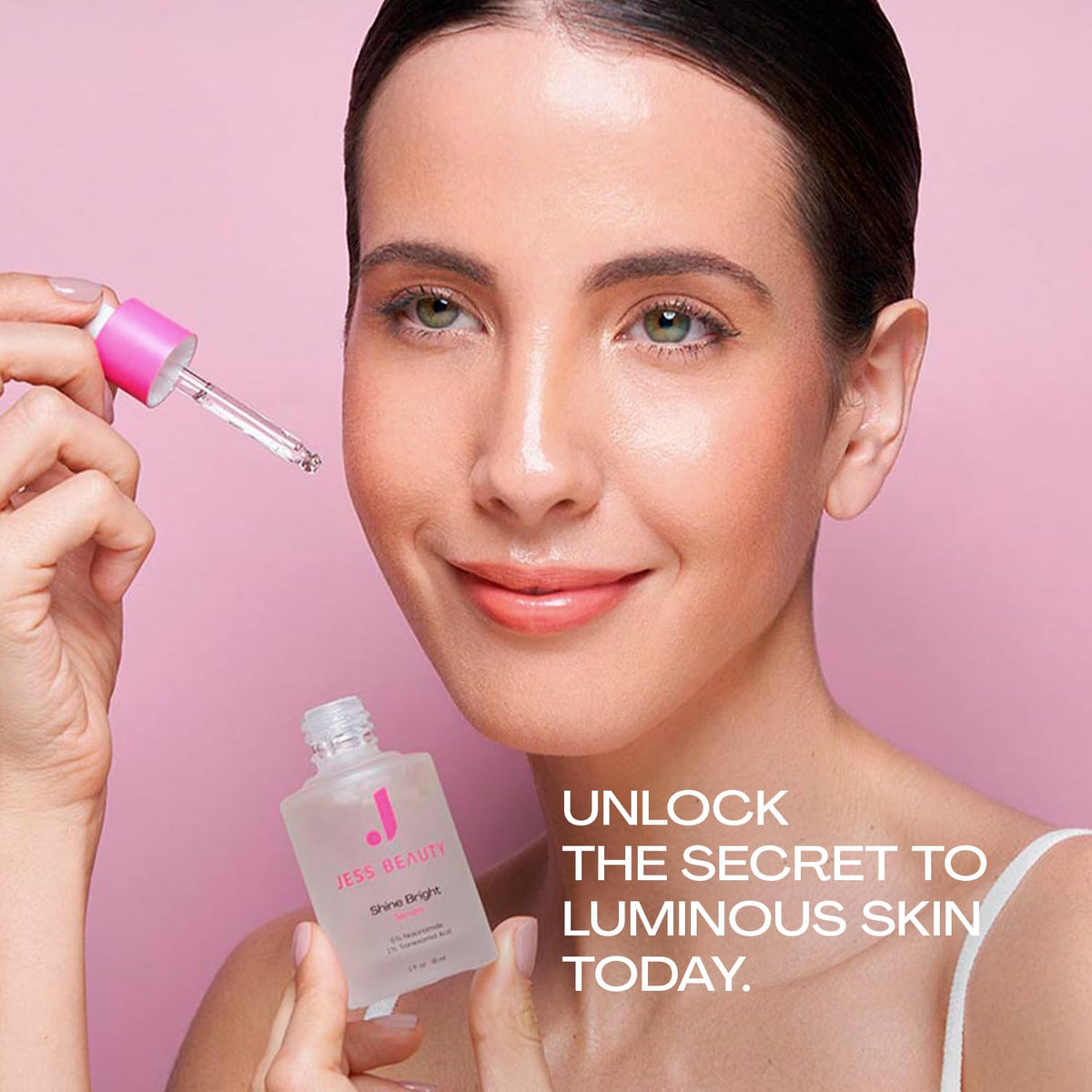 JESS BEAUTY application scene demonstrates easy daily routine.