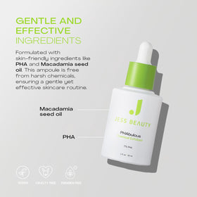 JESS BEAUTY PHAbulous gluconolactone ingredient highlight hydrates skin