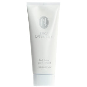 Jessica McClintock Body Lotion texture close-up highlighting nourishing oil blend for hydration