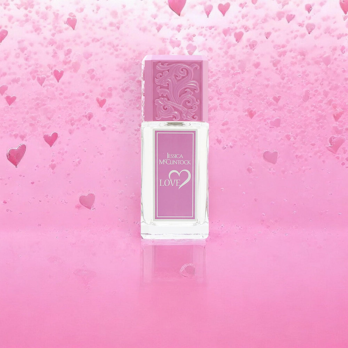 Jessica McClintock Love packaging hints at an elegant gift option