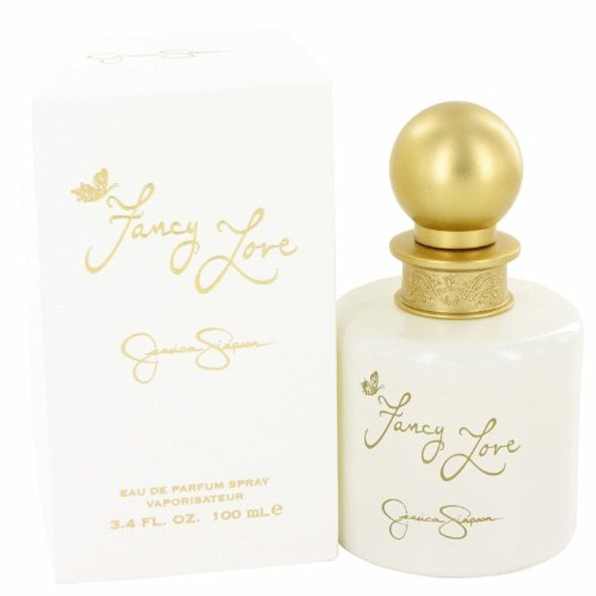 Jessica Simpson Fancy Love EDP bottle, rich floral oriental aroma for elegant evenings.