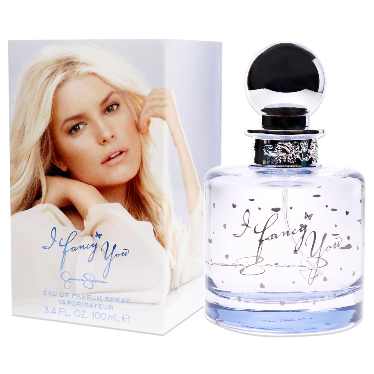 Jessica Simpson I Fancy You gift box, ready for occasions.