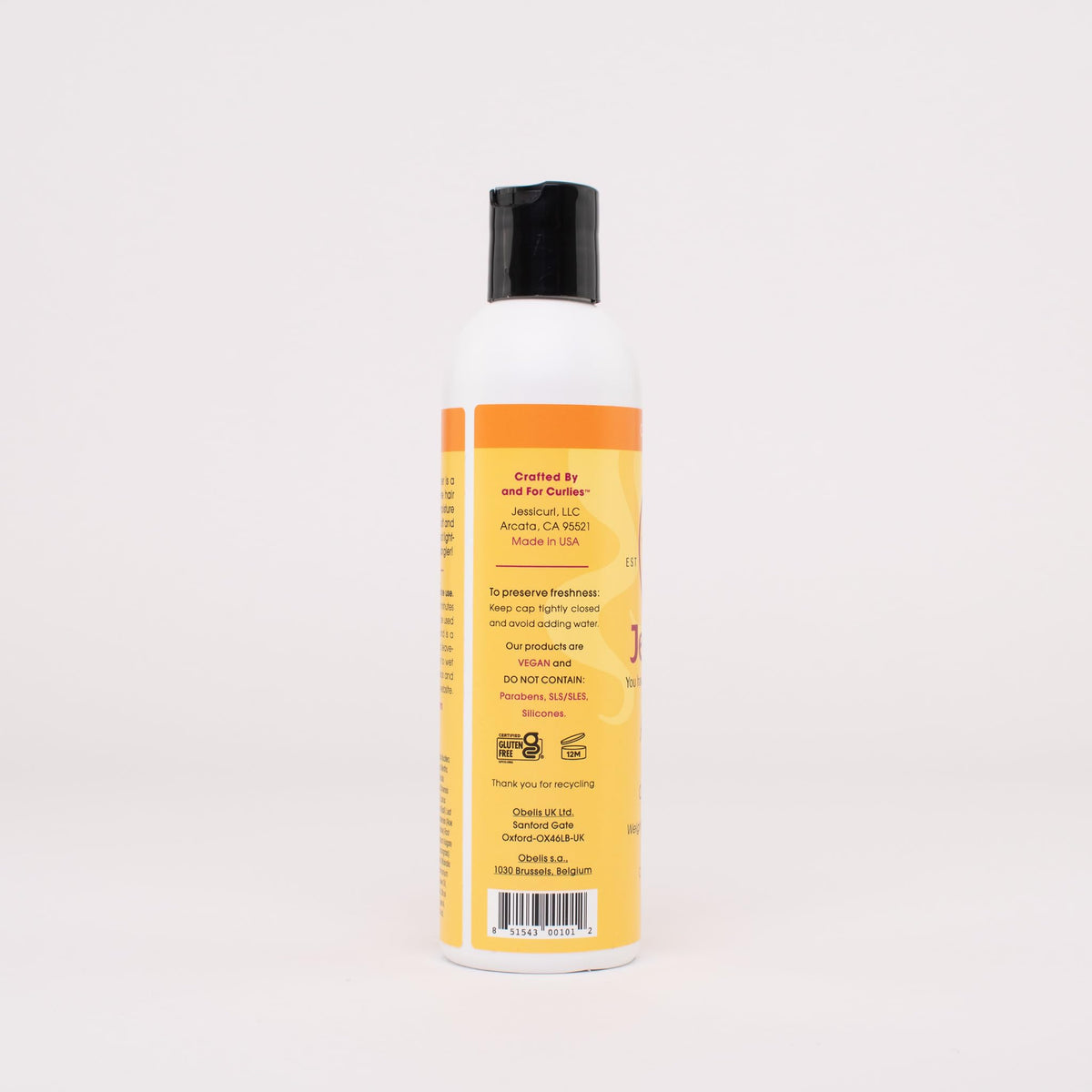 Citrus lavender scent suggests refreshing routine with Aloeba conditioner.