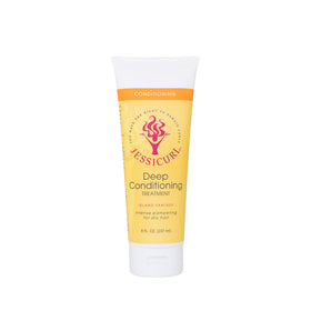 Jessicurl Island Fantasy deep conditioning bottle; ultra hydration for dry curls.