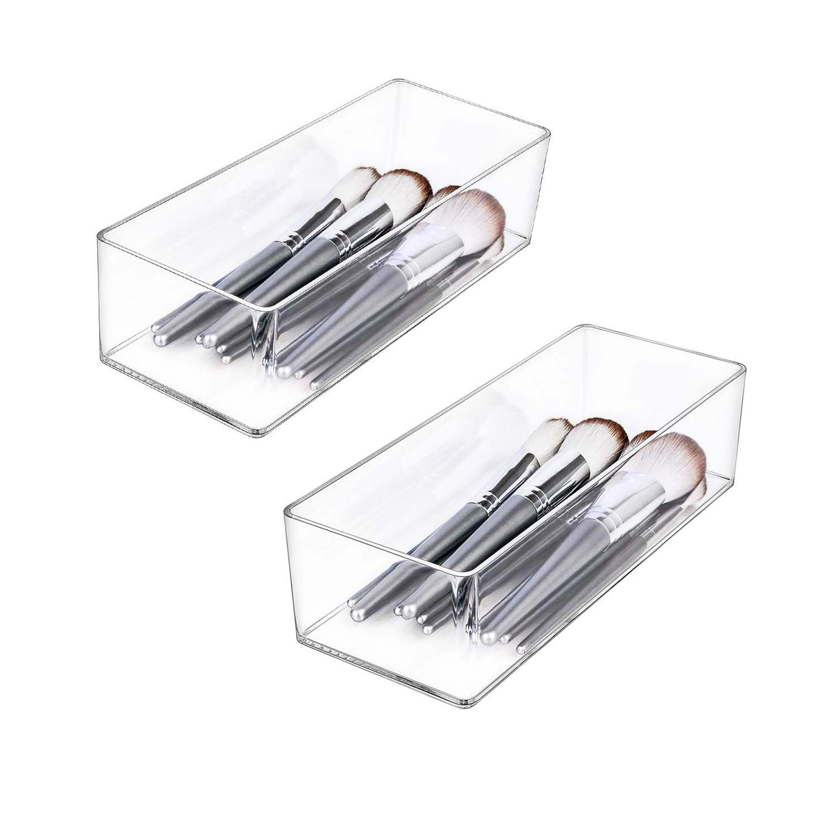 JessLab vanity and drawer setup with clear cube for easy makeup access