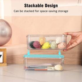 JessLab sponge organizer keeps beauty tools dry and accessible on the vanity