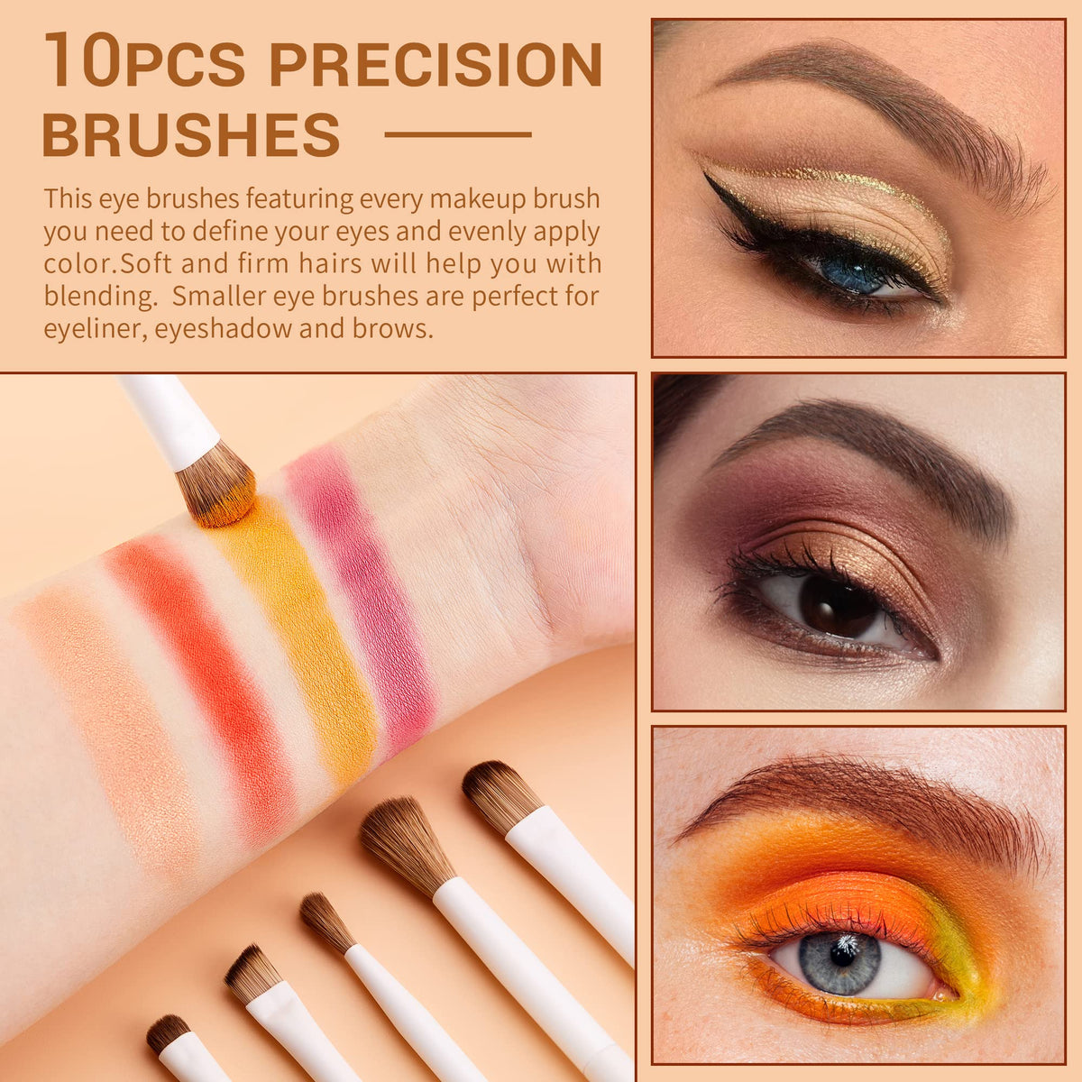 Jessup blending brush from the set enables seamless transitions.