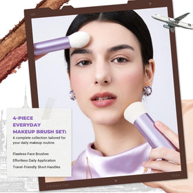 Jessup contour brush provides precise sculpting and seamless blending.