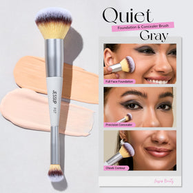 Jessup blush and highlight brush dual-ended for seamless color and glow