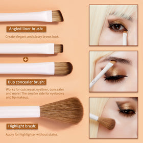 Jessup duo concealer brush blends and fades edges.