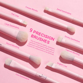 Jessup eye brushes collection for precise, bold or blended eye looks.