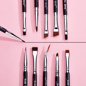 Jessup Eyeliner Brush Set vegan materials for cruelty-free makeup