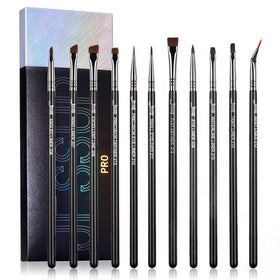 Jessup Eyeliner Brush Set tapered tip for precise winged liner