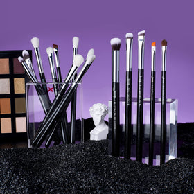 Jessup set includes eyeshadow blending, eyeliner, concealer, brow and pencil brushes
