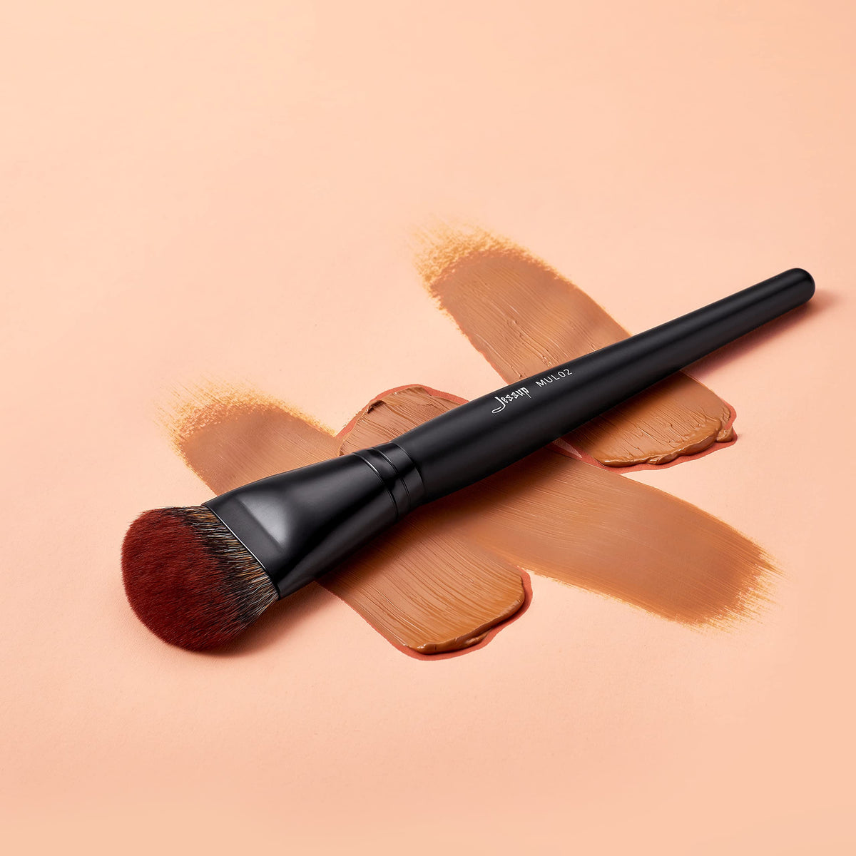 Jessup 5-piece set supports foundation, contour, powder, blush, and highlight.
