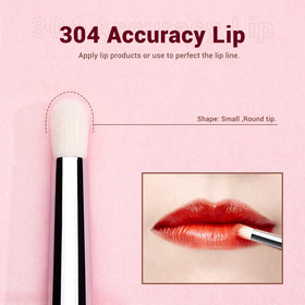 Jessup tongue lip brush 1 enables soft blending for gradients.