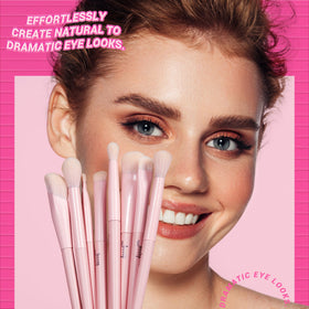 Jessup pink brush set gift box for a stylish beauty gift.