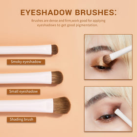 Jessup precise eyeliner brush for sharp, controlled lines.