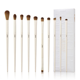 Jessup precision 10pc eye brush set for versatile looks.