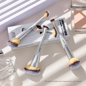 Jessup compact travel-ready brush set for quick touch-ups anywhere