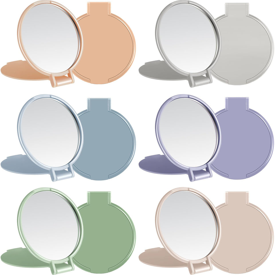Jetec 40-piece compact mirrors bulk gift set, pocket mirror for on-the-go touch-ups.