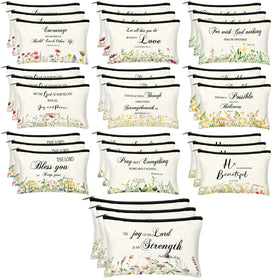 Jetec Bible verse pattern bag for daily devotion and storage