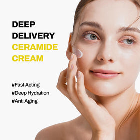 JEU'DEMEURE DermiShuttle DD Cream close-up shows dewy finish after massage