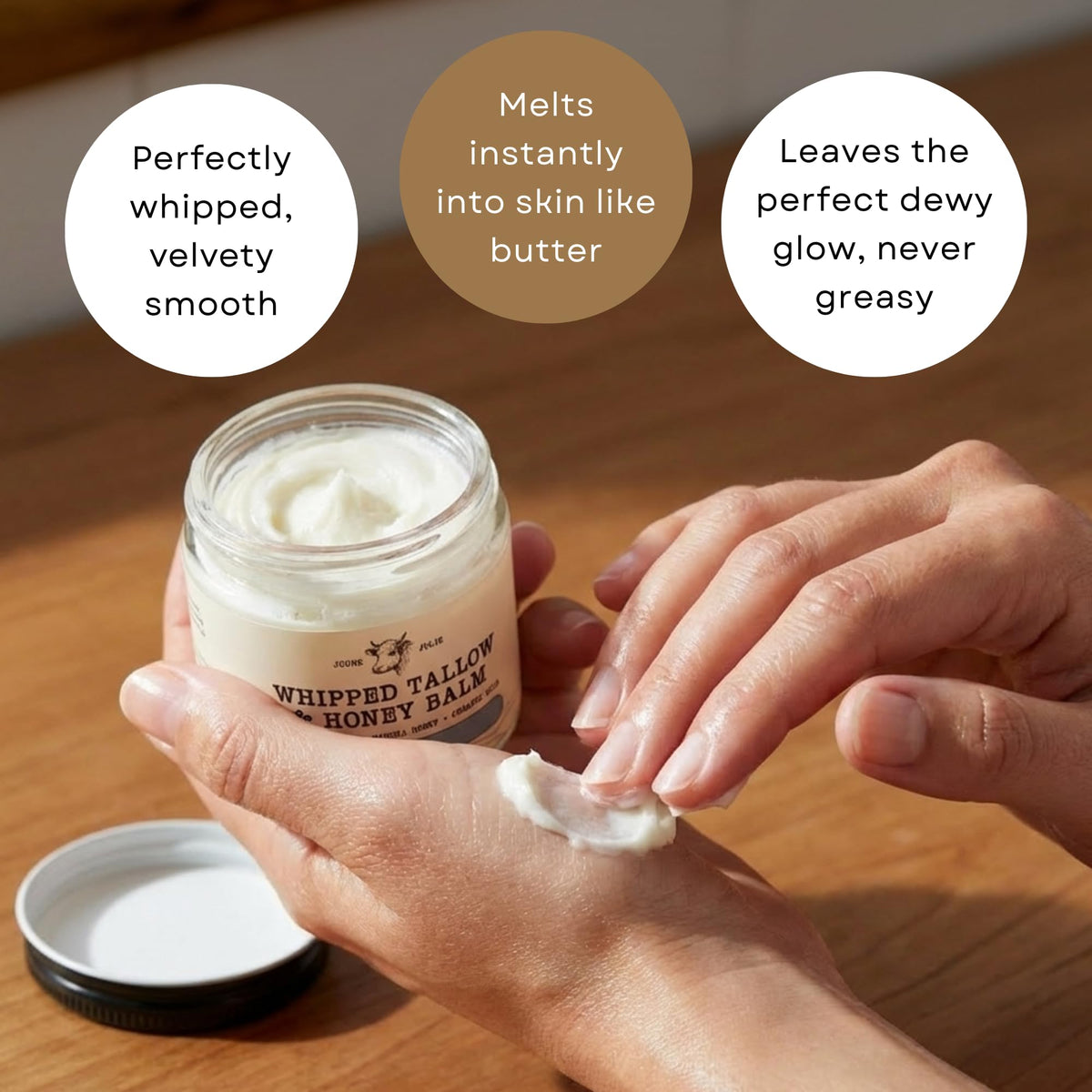 Jeune Jolie raw Manuka honey pot signals natural nourishment for skin.