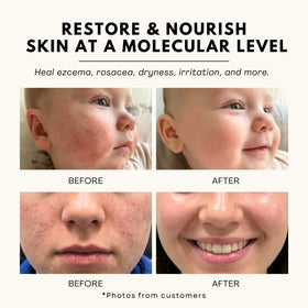 Jeune Jolie tallow balm texture closeup highlights light, non greasy absorption.
