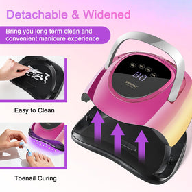 JEWHITENY UV nail lamp bright color design doubles as chic decor.