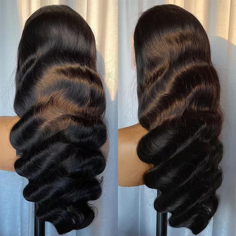 Jexazr wig supports middle or side part and high ponytail.