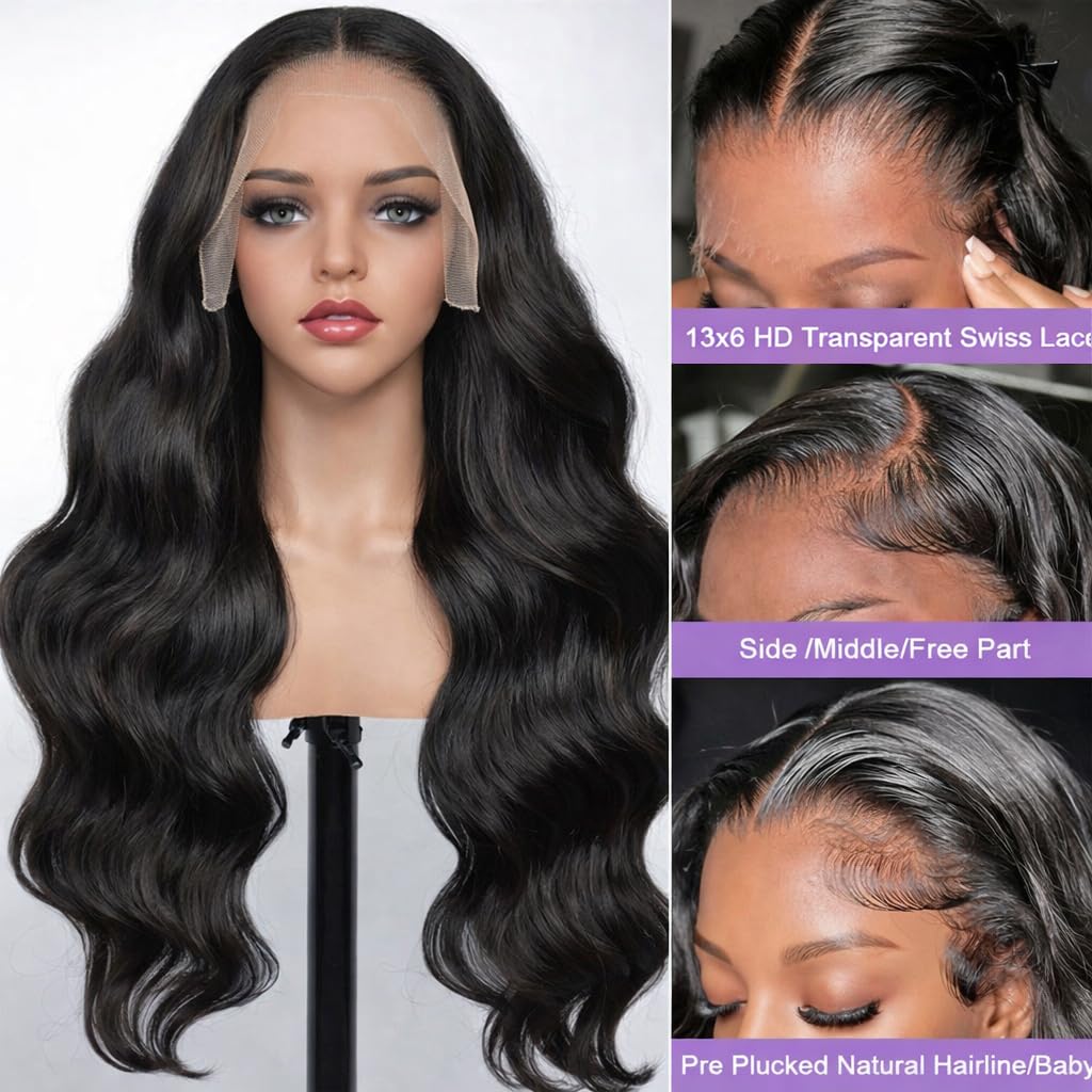 Jexazr natural hairline with baby hair for seamless front appearance.