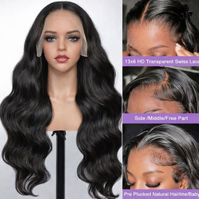 Jexazr natural hairline with baby hair for seamless front appearance.