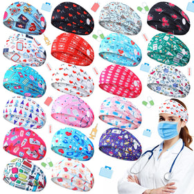 Jexine 20-pattern nurse headbands pack for versatile daily wear