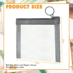 Jexine 30-piece mesh pouches bulk set ideal for travel basics.