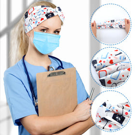 Jexine headbands securely attach masks to simplify routines