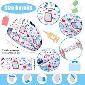 Jexine headbands with two buttons for easy mask attachment