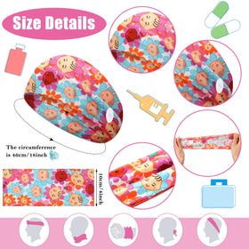 Jexine polka-dot headband absorbs sweat for workouts and daily wear.