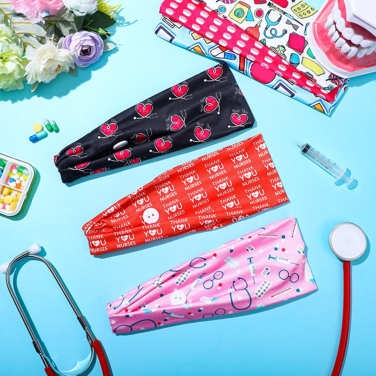 Jexine lightweight foldable headbands for on-the-go use