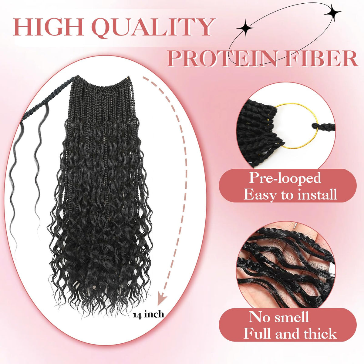 Jexulora box braids 24inch color varieties on display for styling options