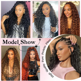 Jexulora care shot shows wash-and-go maintenance for long-lasting curls
