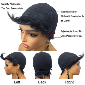 Jgzpfo Pixie Cut Wig flawless finish for events and outings.