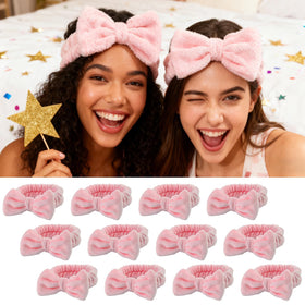 JHJEWH makeup headband one-size-fits-all, easy secure fit for makeup sessions.